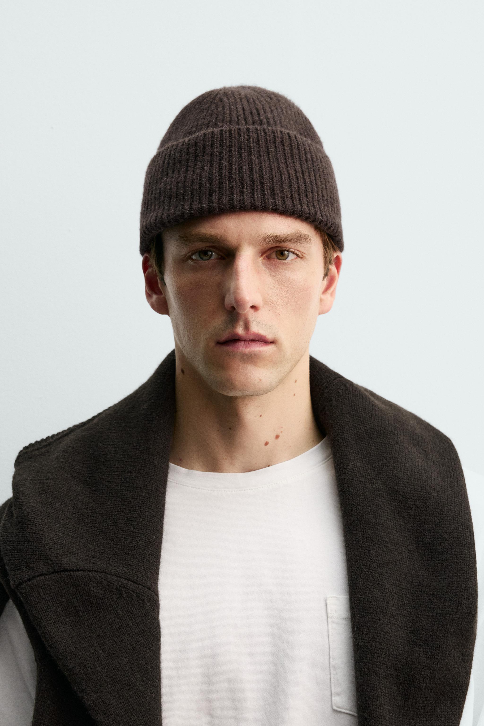 100% CASHMERE BEANIE AARON LEVINE X ZARA